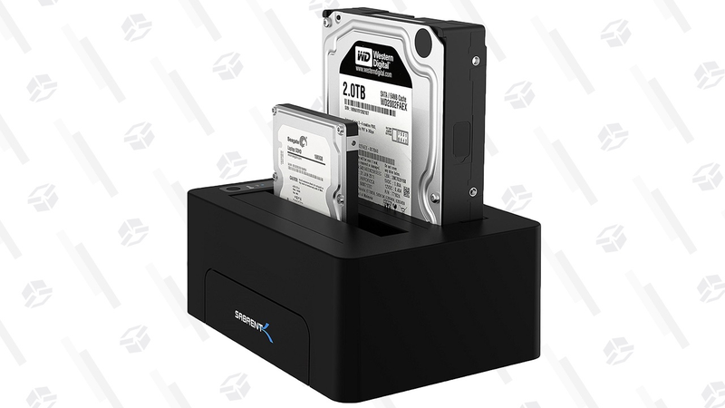 Soporte Sabrent para discos duros | $19 | Amazon | No se incluyen los discos durosGráfico: Shep McAllister